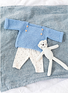Top in garter stitch Coline