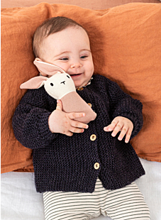 Short row cardigan Renaud
