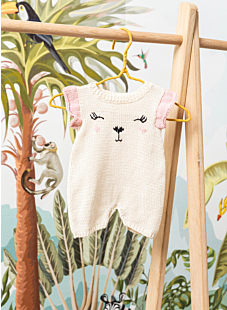 Embroidered playsuit with ruffles Colombe