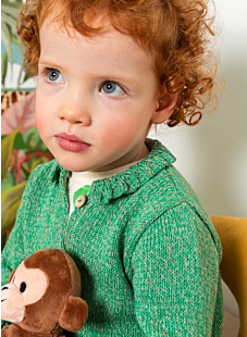 Ruffle cardigan Léa