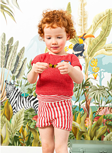 Child’s shorts with back pocket Calypso