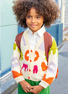 Jacquard cardigan