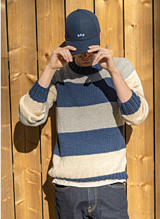 Tricolor stripe sweater Ilan