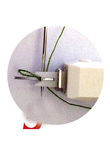 Magnetic sewing-machine needle threader 