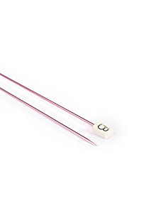 Straight needles, coloured aluminium, 2 mm - 40 cm