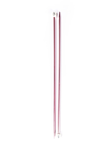 Straight needles, coloured aluminium, 5 mm - 40 cm