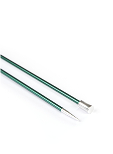 Straight needles, coloured metal, 3 mm - 40 cm, Knit Pro