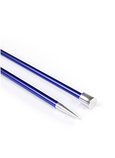 Straight needles, coloured metal, 4.5 mm - 40 cm, Knit Pro