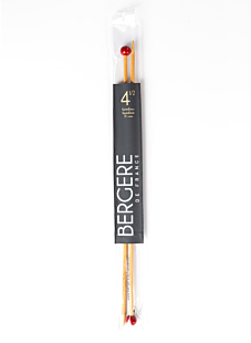 Straight needles, bamboo, 4.5 mm - 33 cm