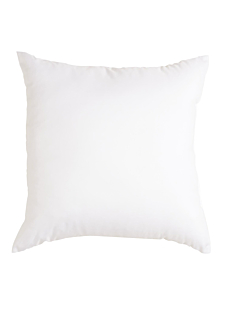 40 cm x 40 cm feather-effect cushion insert