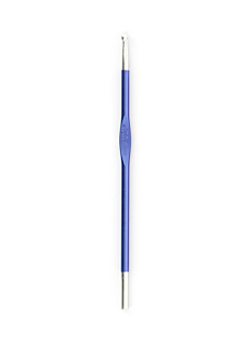 15 cm x 4.5 mm coloured metal crochet hook