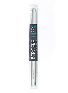 Aiguilles doubles pointes, plastique 40 cm n°6,5