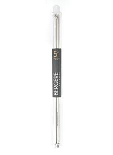 Straight needles, grey aluminium, 5.5 mm - 50 cm