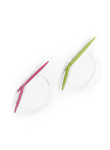Set of 2 mini circular needles, 3 and 3.5 mm
