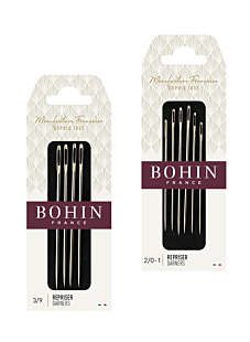 Set of 2 cases of darning needles