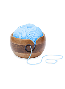Yarn holder, wood, 2 colours