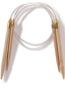 Circular needles, maple, 10 mm - 80 cm