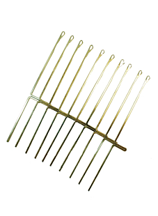 Lot de 10 aiguilles métal pour machine à tricoter, Silver