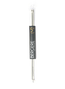 Straight needles, grey aluminium, 5.5 mm - 40 cm