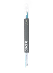 Straight needles, coloured aluminium, 3 mm - 30 cm