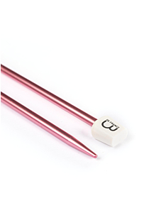 Straight needles, coloured aluminium, 5 mm - 30 cm