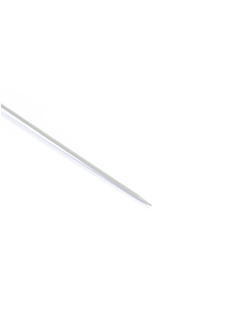 Double-pointed needles (5-pack), grey aluminium, 2 mm - 20 cm