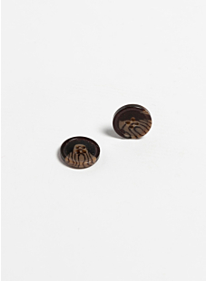Pack of 6 recycled coffe capsule buttons Ø20 mm