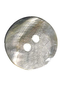 pack of 6 Natural mother-of-pearl buttons Ø 15 mm