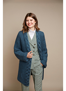 jacket with oversized cable
