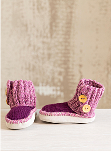 Two-tone children’s slippers