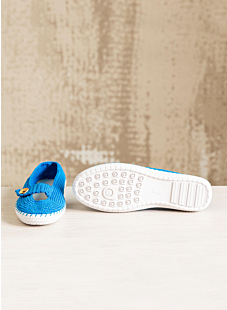 Crochet ballet shoes