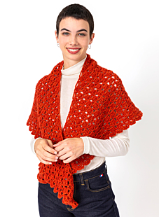 Crochet shawl