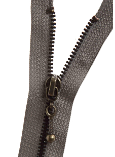 Closed end zip – grey - 25 cm