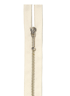 Closed end zip - cream - 25 cm
