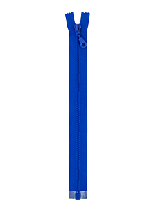Bright blue open end zip - 30 cm