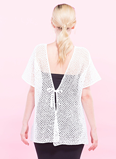 Special Issue COTON SATINE #02 Wrap cardigan