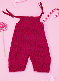 Special Issue COTON SATINE  #07 Knit overalls