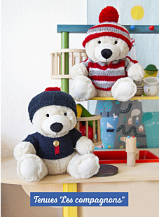 Tenues "les compagnons", ours blanc