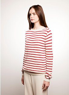 Shoulder button sweater