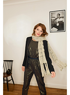 Crocheted stole