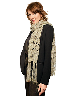 Crocheted stole