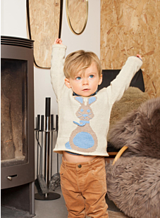 Intarsia sweater