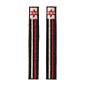Pack of 2 rectangular badges