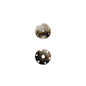 Pack of 6 nylon press studs Ø 20 mm