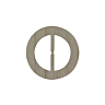 Round belt buckle, 70/45 mm