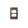Patina nylon belt buckle Ø 65 x 25 mm