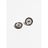 Pack of 6 metal buttons Ø22 mm lave