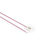 Straight needles, coloured aluminium, 2 mm - 40 cm