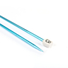 Straight needles, coloured aluminium, 4.5 mm - 40 cm