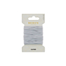 White, round elastic, 8.25 m